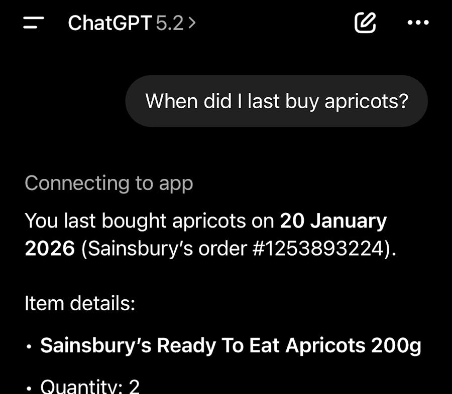 Getting my grocery receipts into ChatGPT the long way round Getting my grocery receipts into ChatGPT the long way round