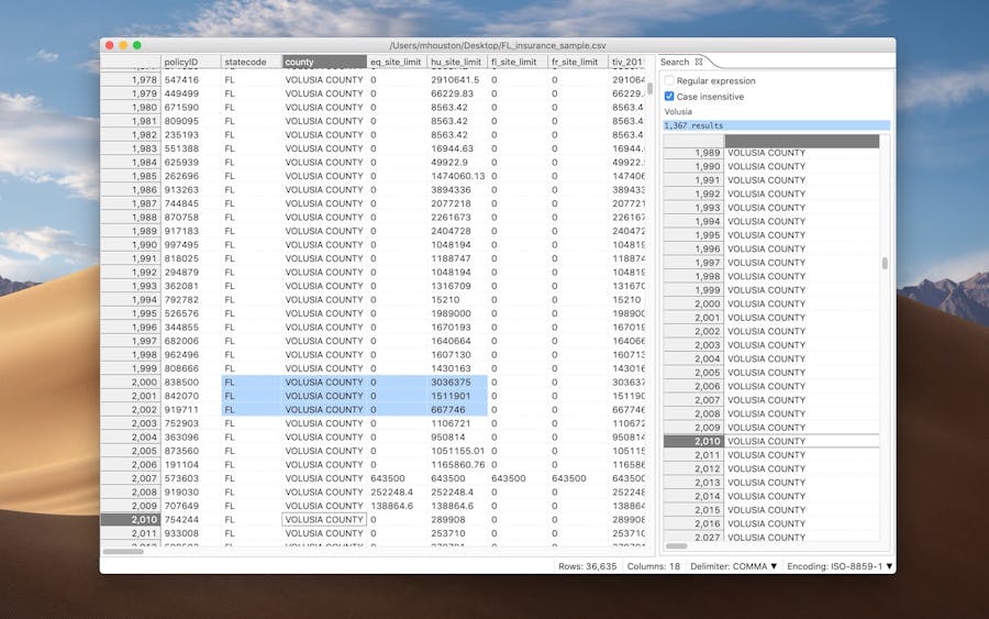 CSView - The Fastest Way to Open Large CSV Files